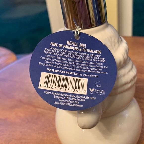 Snowman Soap Dispenser NWT - Picture 3 of 6